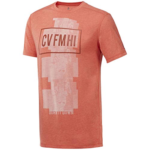 Reebok Rc Burnout Ss T-Shirt für Herren – einfarbig