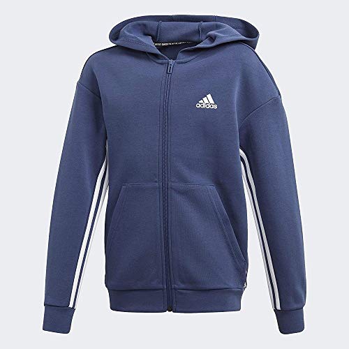 Adidas Boys Yb Mh 3S Fz Sweatshirt