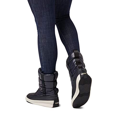 Sorel Women's About Puffy Mid Walking Shoe, Black, 3 UK