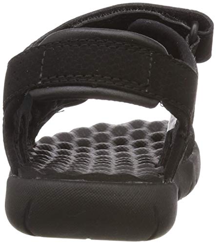 Timberland Unisex-Kinder Perkins Row-2-Strap Sandalen, Schwarz (Black Xq0), 32 EU