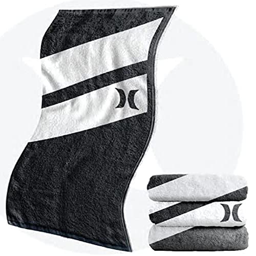 Hurley Unisex U Icon Slash Black Towel Swimwear
