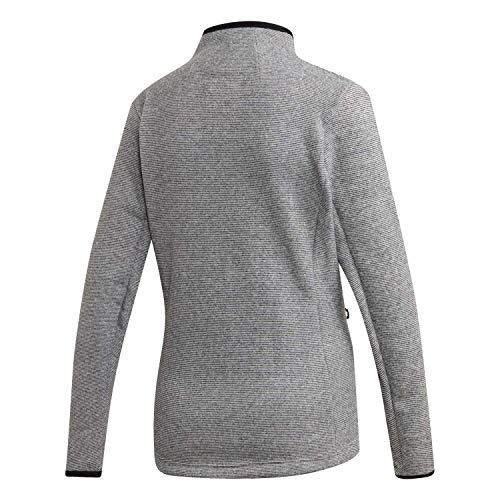 Adidas Damen Femme Strick-Fleece-Sweatshirt.