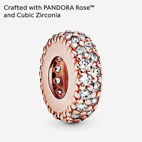 Pandora Abstrakte Rose Pave Spacer