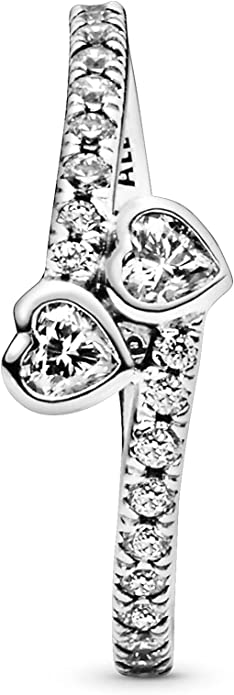 Pandora Ring Infinity Love Silver, Silver, Cubic Zirconia
