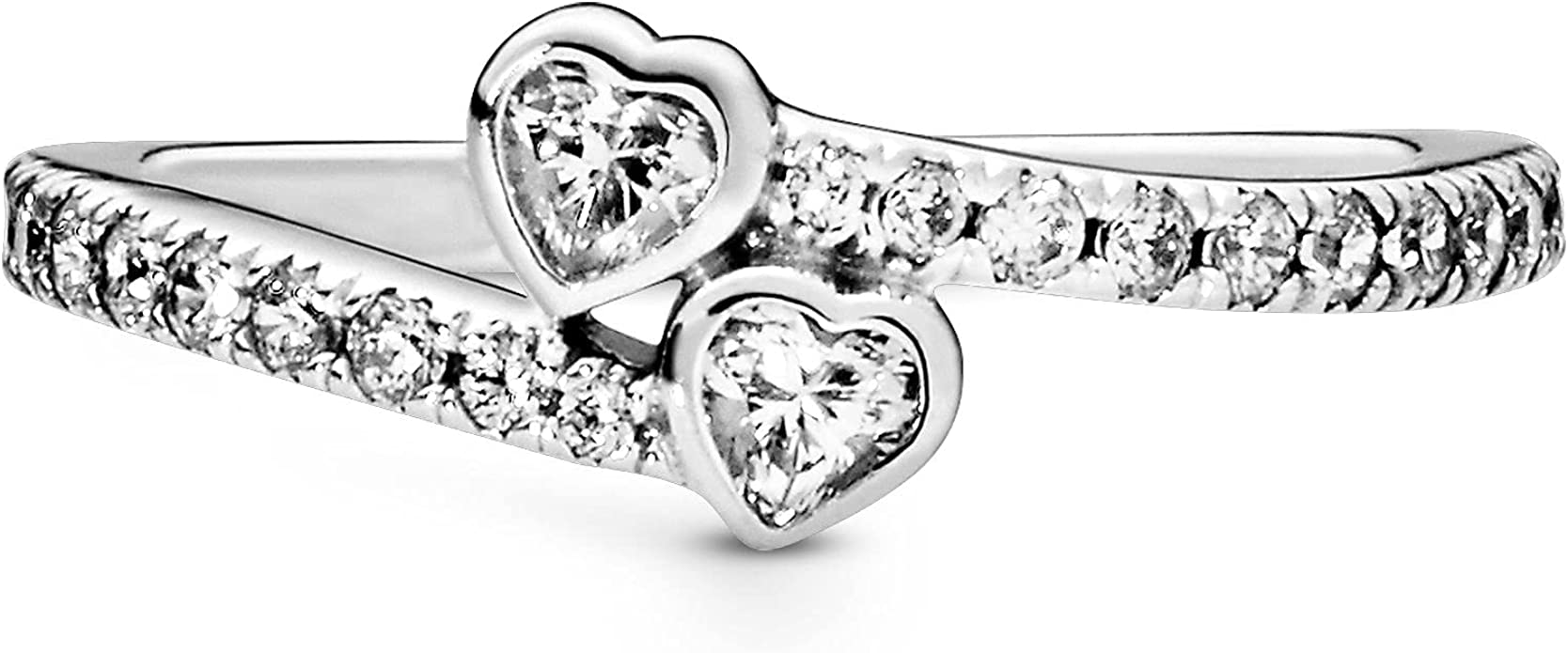 Pandora Ring Infinity Love Silver, Silver, Cubic Zirconia